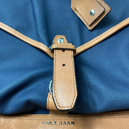 【中古品】【レディース】 COLE HAAN コールハーン トートバッグ/ショルダーバッグ 2点セット ネイビー/ブラウンレザー 188-260617-AA-02-ich 万代Net店