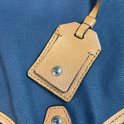 【中古品】【レディース】 COLE HAAN コールハーン トートバッグ/ショルダーバッグ 2点セット ネイビー/ブラウンレザー 188-260617-AA-02-ich 万代Net店