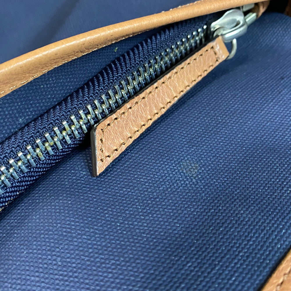 【中古品】【レディース】 COLE HAAN コールハーン トートバッグ/ショルダーバッグ 2点セット ネイビー/ブラウンレザー 188-260617-AA-02-ich 万代Net店