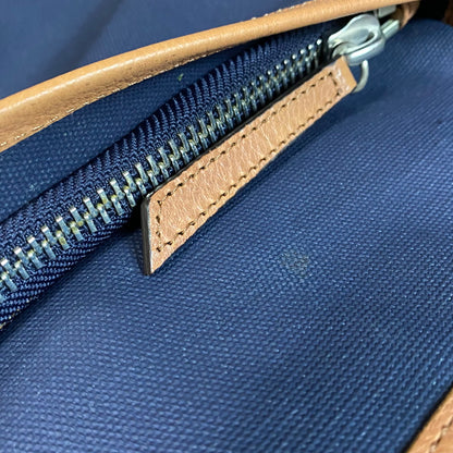 【中古品】【レディース】 COLE HAAN コールハーン トートバッグ/ショルダーバッグ 2点セット ネイビー/ブラウンレザー 188-260617-AA-02-ich 万代Net店