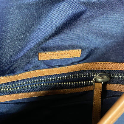 【中古品】【レディース】 COLE HAAN コールハーン トートバッグ/ショルダーバッグ 2点セット ネイビー/ブラウンレザー 188-260617-AA-02-ich 万代Net店