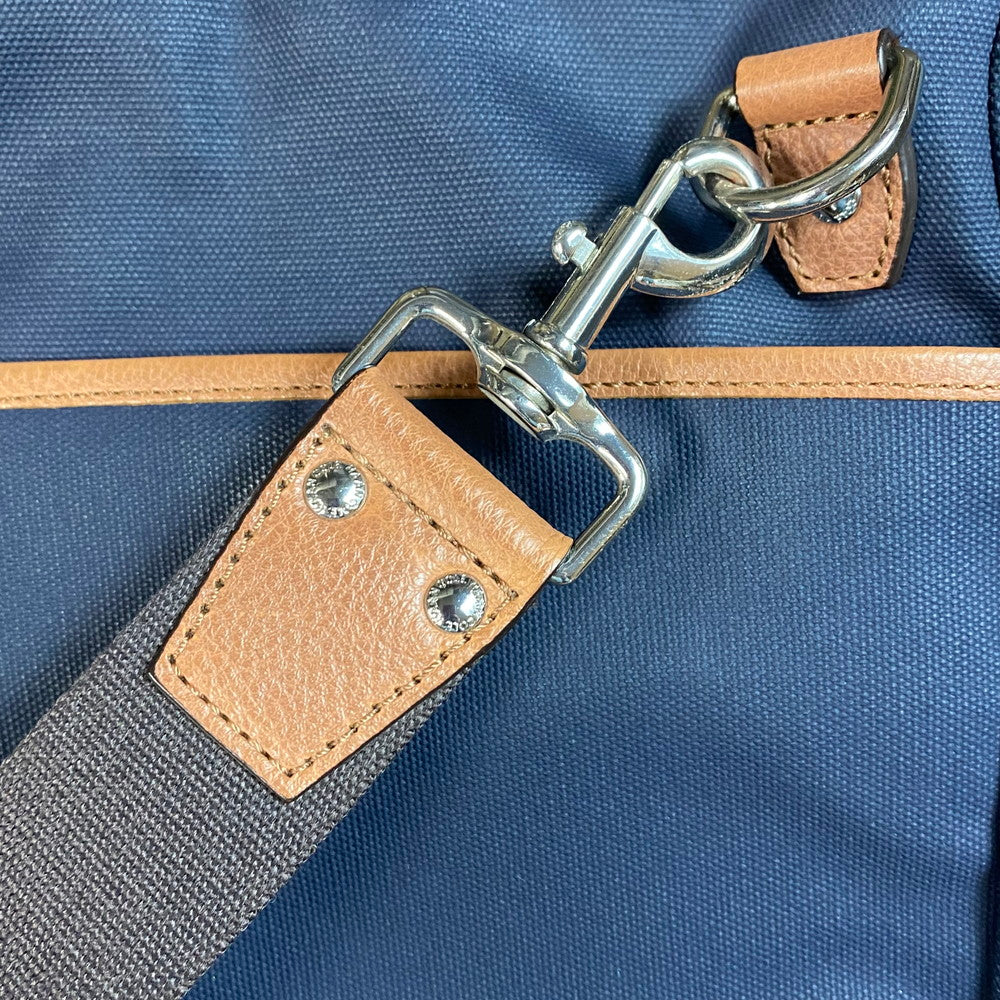 【中古品】【レディース】 COLE HAAN コールハーン トートバッグ/ショルダーバッグ 2点セット ネイビー/ブラウンレザー 188-260617-AA-02-ich 万代Net店