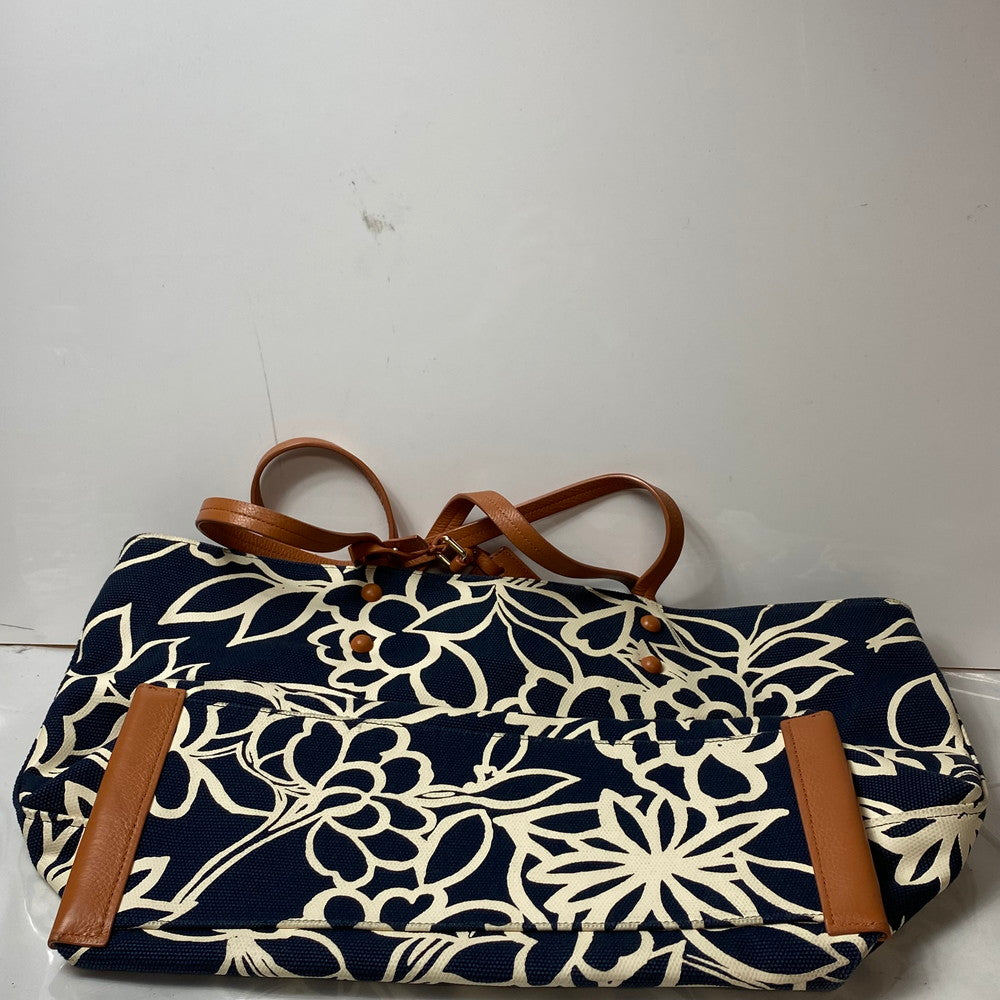 【中古品】【レディース】 COLE HAAN コールハーン トートバッグ/ショルダーバッグ 2点セット ネイビー/ブラウンレザー 188-260617-AA-02-ich 万代Net店