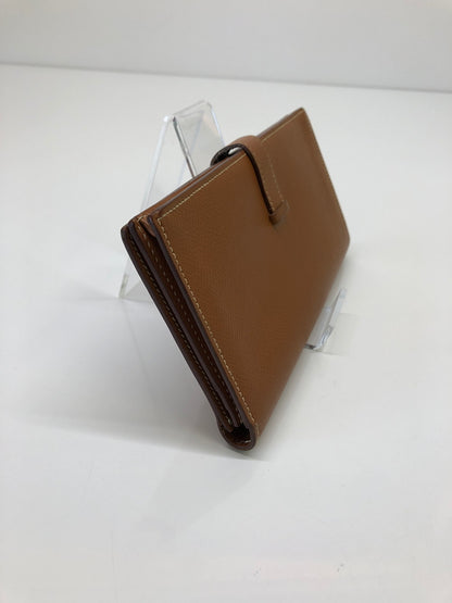 【中古品】【レディース】 HERMES エルメス べアンスフレ ヴォーエプソン ゴールド □L刻印 長財布 (ICH) 181-260823-AS-9-hon カラー：ゴールド 万代Net店