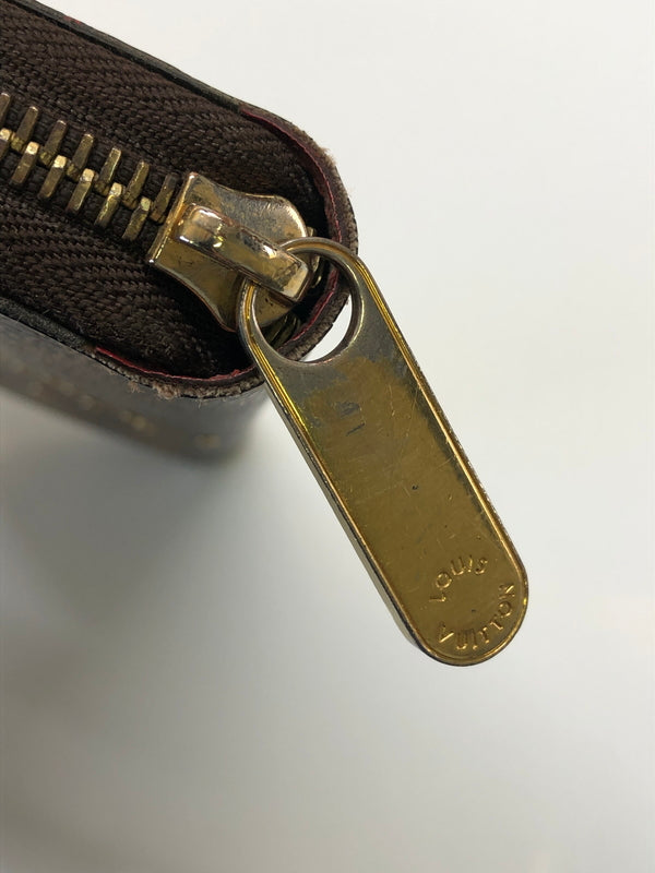 【現状渡し品】【レディース】 LOUIS VUITTON ルイヴィトン N60122 ジッピーウォレット スタッズ ダミエ エベヌ 長財布 ラウンドファスナー (ICH) 179-260823-AS-7-hon カラー：ブラウン 万代Net店