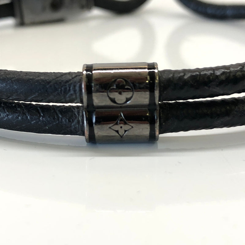 【中古品】【メンズ/レディース】 LOUIS VUITTON ルイヴィトン M6780E ブレスレット・ループ イット モノグラム・エクリプス アクセサリー (ICH) 179-260823-AS-2-hon カラー：ブラック 万代Net店
