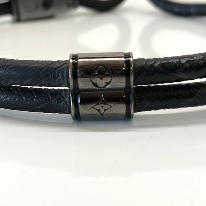 【中古品】【メンズ/レディース】 LOUIS VUITTON ルイヴィトン M6780E ブレスレット・ループ イット モノグラム・エクリプス アクセサリー (ICH) 179-260823-AS-2-hon カラー：ブラック 万代Net店