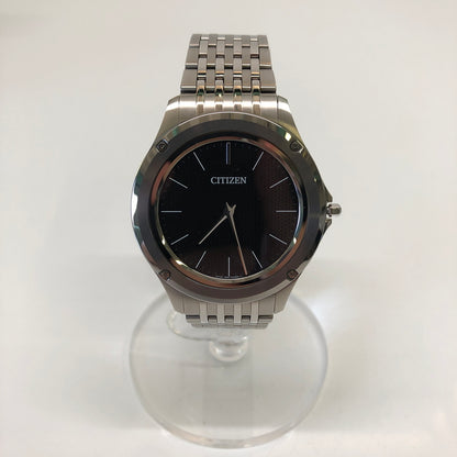【中古美品】【メンズ】 CITIZEN シチズン エコドライブワン AR5000-50E 8826-T022812 ソーラー腕時計 黒文字盤 (ICH) 197-260823-AS-1-hon カラー：シルバー 万代Net店