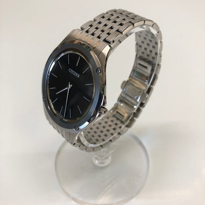 【中古美品】【メンズ】 CITIZEN シチズン エコドライブワン AR5000-50E 8826-T022812 ソーラー腕時計 黒文字盤 (ICH) 197-260823-AS-1-hon カラー：シルバー 万代Net店