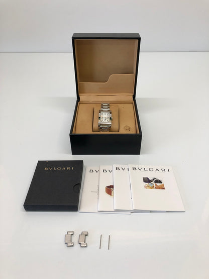 【中古品】【メンズ】 BVLGARI ブルガリ 腕時計 Rettangolo レッタンゴロ RT45S 自動巻き 白文字盤 デイト (ICH) 183-260823-AS-5-hon カラー：シルバー 万代Net店
