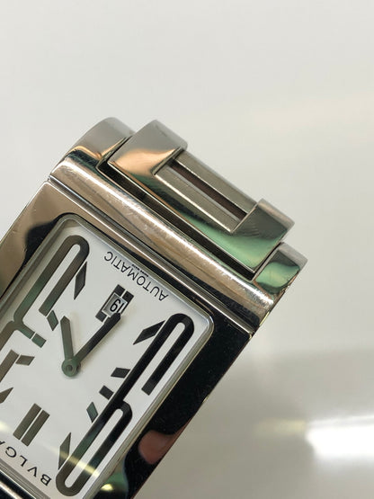 【中古品】【メンズ】 BVLGARI ブルガリ 腕時計 Rettangolo レッタンゴロ RT45S 自動巻き 白文字盤 デイト (ICH) 183-260823-AS-5-hon カラー：シルバー 万代Net店