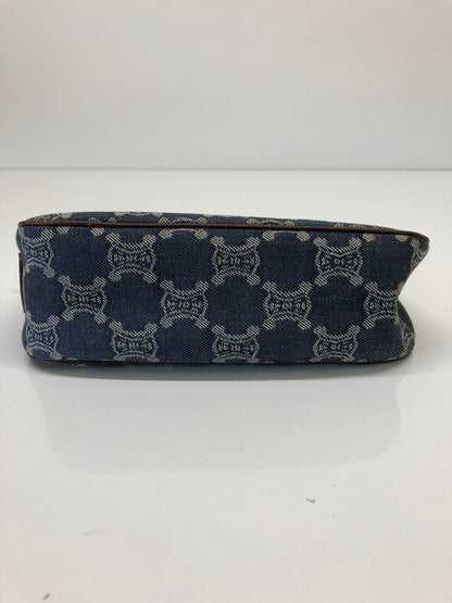 【現状渡し品】【レディース】 CELINE セリーヌ マカダム デニム アクセサリーポーチ CE00/14 ハンドバッグ カバン (ICH) 180-260823-AS-6-hon カラー：ネイビー 万代Net店