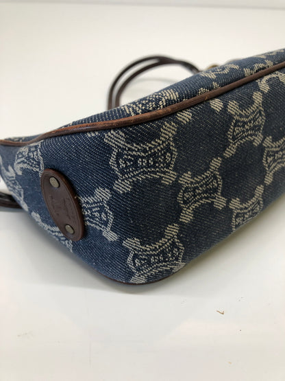 【現状渡し品】【レディース】 CELINE セリーヌ マカダム デニム アクセサリーポーチ CE00/14 ハンドバッグ カバン (ICH) 180-260823-AS-6-hon カラー：ネイビー 万代Net店