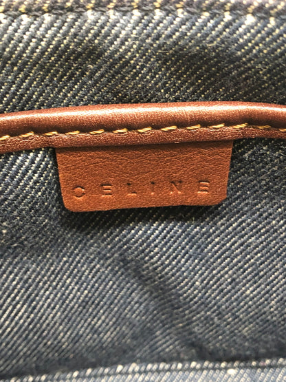 【現状渡し品】【レディース】 CELINE セリーヌ マカダム デニム アクセサリーポーチ CE00/14 ハンドバッグ カバン (ICH) 180-260823-AS-6-hon カラー：ネイビー 万代Net店