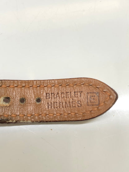 【現状渡し品】【レディース】 HERMES エルメス 腕時計 Hウォッチ 銀座オープン記念 HH1.210 ホワイト文字盤 (ICH) 183-260823-AS-4-hon カラー：シルバー/ブラウン 万代Net店