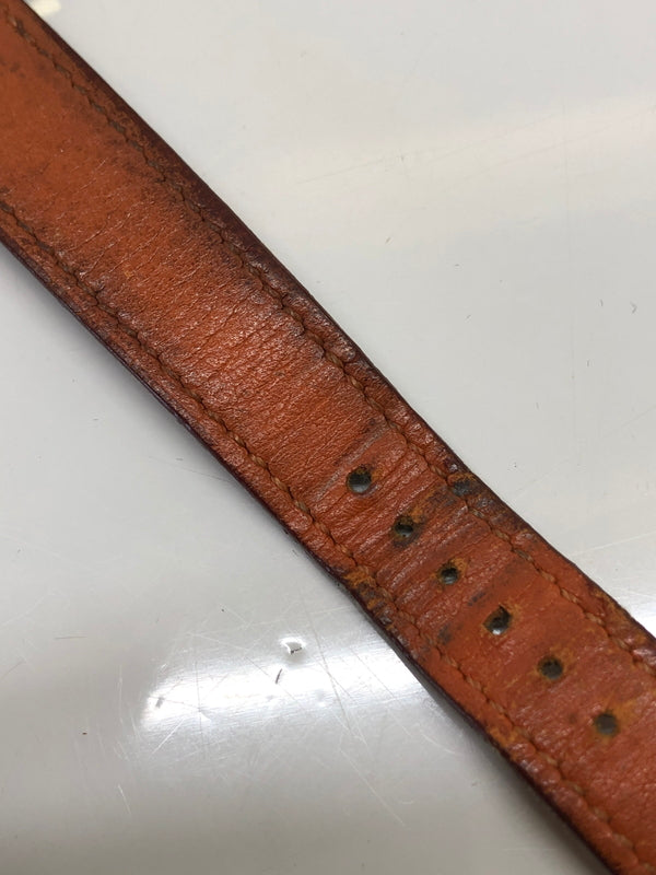 【現状渡し品】【レディース】 HERMES エルメス 腕時計 Hウォッチ 銀座オープン記念 HH1.210 ホワイト文字盤 (ICH) 183-260823-AS-4-hon カラー：シルバー/ブラウン 万代Net店