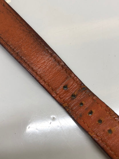 【現状渡し品】【レディース】 HERMES エルメス 腕時計 Hウォッチ 銀座オープン記念 HH1.210 ホワイト文字盤 (ICH) 183-260823-AS-4-hon カラー：シルバー/ブラウン 万代Net店