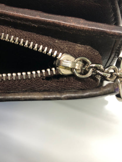 【現状渡し品】【レディース】 GUCCI グッチ 二つ折り長財布 グッチシマ 233024-2149 ブラウン レザー チャーム付き (ICH) 181-260823-AS-10-hon カラー：ブラウン 万代Net店