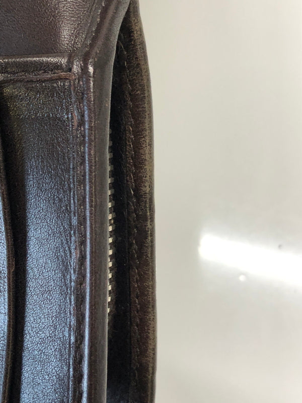 【現状渡し品】【レディース】 GUCCI グッチ 二つ折り長財布 グッチシマ 233024-2149 ブラウン レザー チャーム付き (ICH) 181-260823-AS-10-hon カラー：ブラウン 万代Net店