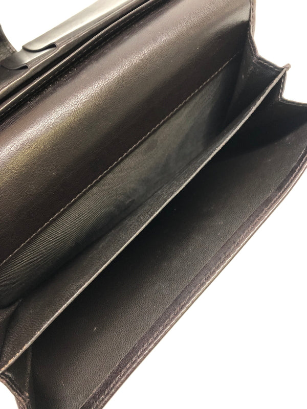 【現状渡し品】【レディース】 GUCCI グッチ 二つ折り長財布 グッチシマ 233024-2149 ブラウン レザー チャーム付き (ICH) 181-260823-AS-10-hon カラー：ブラウン 万代Net店