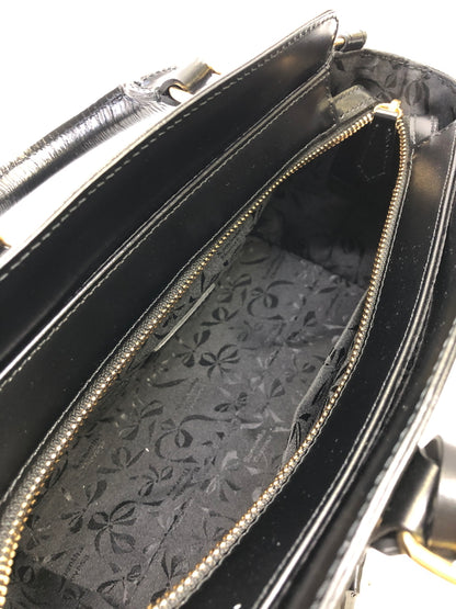 【中古品】【レディース】 Samantha Thavasa サマンサタバサ サマンサ スプリットミア ハンドバッグ カバン (ICH) 188-260906-AS-14-hon カラー：ブラック 万代Net店