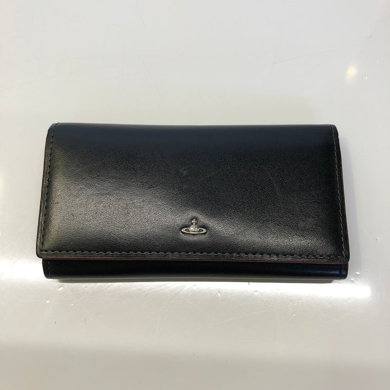 【中古品】【メンズ/レディース】 Vivienne Westwood ヴィヴィアンウエストウッド 3518D752 4連キーケース レザー (ICH) 200-260906-AS-2-hon カラー：ブラック/レッド 万代Net店