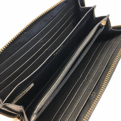 【現状渡し品】【メンズ/レディース】 COACH コーチ F74597 ラウンドファスナー 長財布 ロングウォレット (ICH) 200-260906-AS-3-hon カラー：ブラック 万代Net店