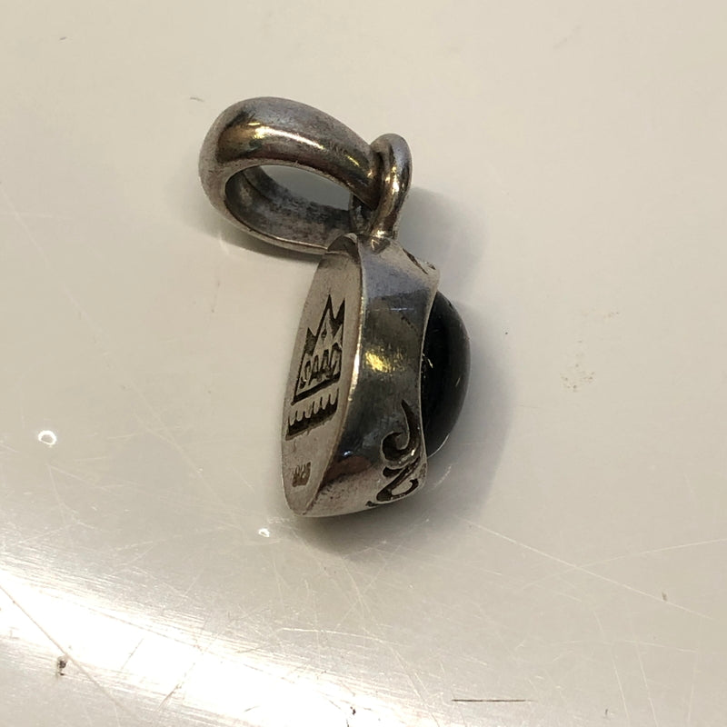 【中古品】【メンズ】 SAAD サード オニキス ネックレストップ SV925 ペンダントトップ アクセサリー チェーン付属なし (ICH) 191-260906-AS-7-hon カラー：シルバー 万代Net店
