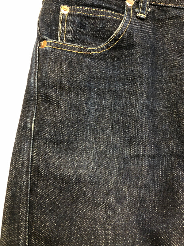 【中古品】【メンズ】 BLUCO ブルコ OL-027 馬革ラベル ボタンフライ デニムパンツ ボトムス (ICH) 156-260906-AS-8-hon サイズ：M カラー：インディゴ 万代Net店