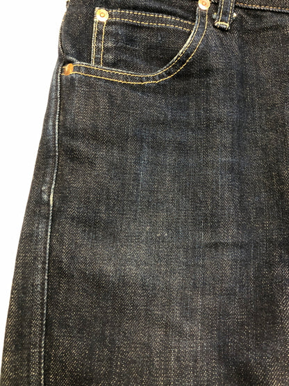 【中古品】【メンズ】 BLUCO ブルコ OL-027 馬革ラベル ボタンフライ デニムパンツ ボトムス (ICH) 156-260906-AS-8-hon サイズ：M カラー：インディゴ 万代Net店
