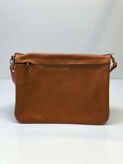 【中古品】【メンズ】 HERZ ヘルツ CK-125 リバーシブル ショルダーバッグ ワイドタイプ カバン (ICH) 188-260906-AS-10-hon カラー：キャメル 万代Net店