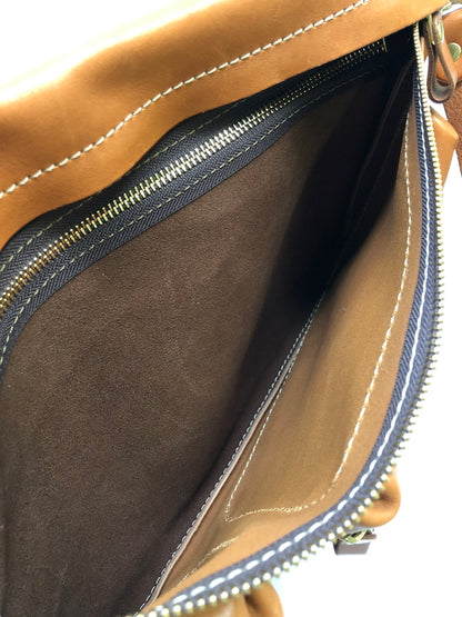 【中古品】【メンズ】 HERZ ヘルツ CK-125 リバーシブル ショルダーバッグ ワイドタイプ カバン (ICH) 188-260906-AS-10-hon カラー：キャメル 万代Net店