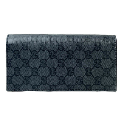 【中古美品】【レディース】 GUCCI グッチ GG キャンバス ロングウォレット 長財布 ブラック 876441 181-260904-SS-01-ichh 万代Net店