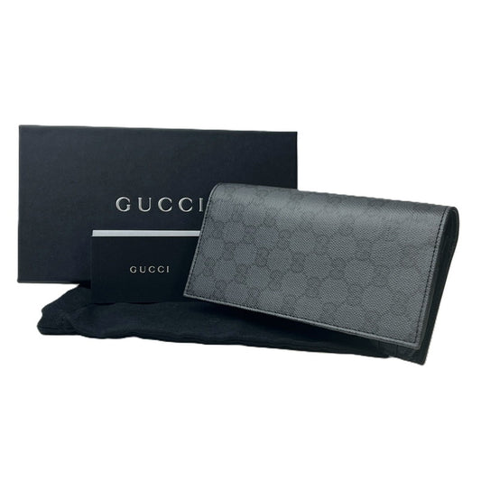 【中古美品】【レディース】 GUCCI グッチ GG キャンバス ロングウォレット 長財布 ブラック 876441 181-260904-SS-01-ichh 万代Net店