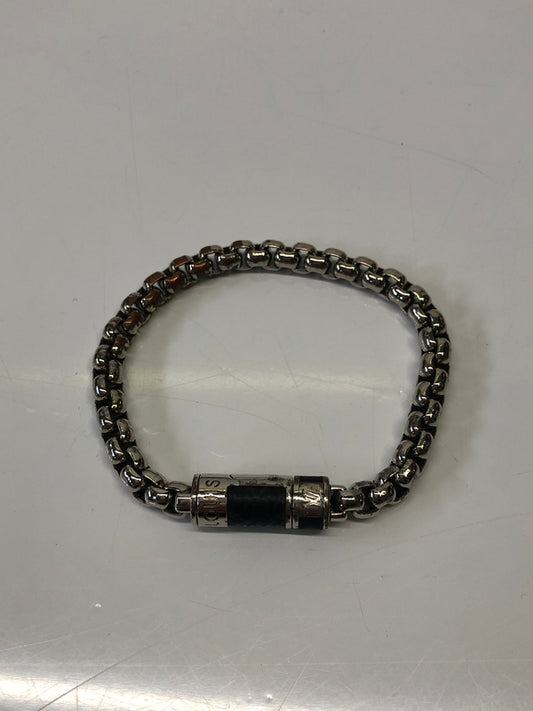 【現状渡し品】【メンズ】 LOUIS VUITTON ルイヴィトン M62592 チェーン モノグラム エクリプス ブレスレット アクセサリー (ICH) 179-260912-AS-3-hon カラー：シルバー 万代Net店