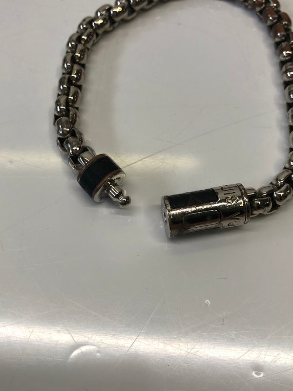 【現状渡し品】【メンズ】 LOUIS VUITTON ルイヴィトン M62592 チェーン モノグラム エクリプス ブレスレット アクセサリー (ICH) 179-260912-AS-3-hon カラー：シルバー 万代Net店