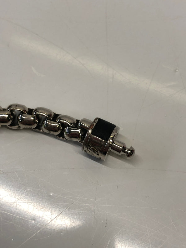 【現状渡し品】【メンズ】 LOUIS VUITTON ルイヴィトン M62592 チェーン モノグラム エクリプス ブレスレット アクセサリー (ICH) 179-260912-AS-3-hon カラー：シルバー 万代Net店