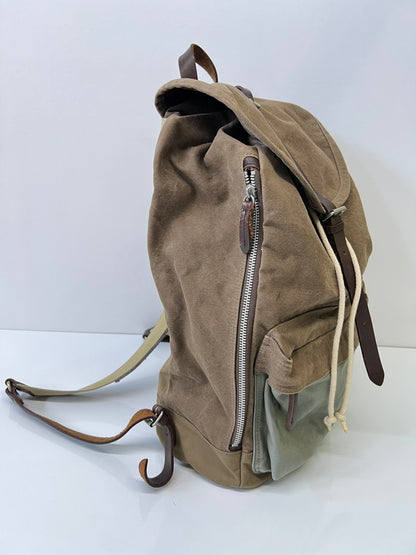 【中古品】【メンズ/レディース】 PORTER ポーター BRIDGE RUCKSACK(S) 193-04064 17L ブリッジ リュック デイパック 吉田カバン (ICH) 188-261004-AS-3-hon カラー：ベージュ 万代Net店