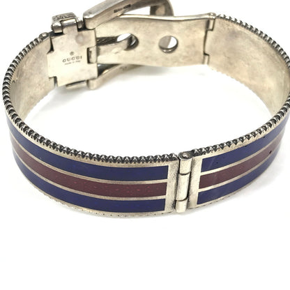 【現状渡し品】【メンズ】 GUCCI グッチ TYGER ENAMEL WEB STRIPE BUCKLE BRACELET タイガー エナメル ウェブ ストライプ バックル ブレスレット アクセサリー 182-260621-na-01-tagh カラー：マルチカラー 万代Net店