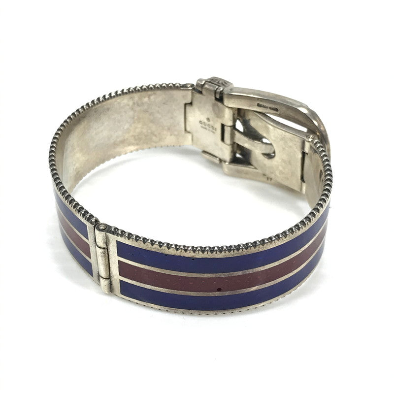 【現状渡し品】【メンズ】 GUCCI グッチ TYGER ENAMEL WEB STRIPE BUCKLE BRACELET タイガー エナメル ウェブ ストライプ バックル ブレスレット アクセサリー 182-260621-na-01-tagh カラー：マルチカラー 万代Net店