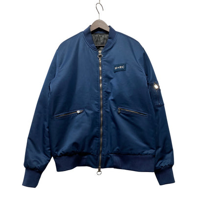 【中古品】【メンズ】 M+RC NOIR マルシェノア MA-1 BOMBER JACKET エムエーワン ボンバー ジャケット アウター 142-260624-cs-01-izu サイズ：L カラー：ブルー 万代Net店