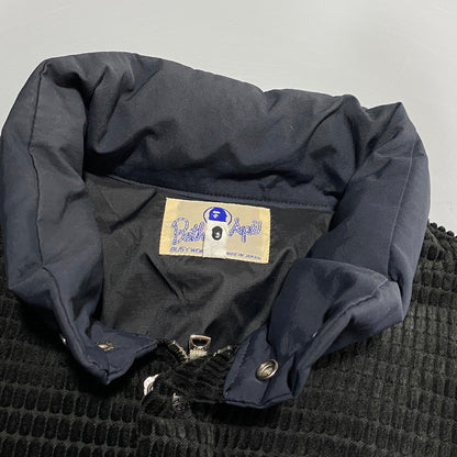【中古品】【メンズ】 A BATHING APE アベイシングエイプ ELBOW PATCH SWITCHING WESTERN DOWN JACKET エルボー パッチ スイッチング ウエスタン ダウン ジャケット アウター 142-260624-cs-19-izu サイズ：L カラー：ブラック 万代Net店