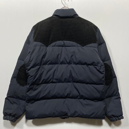 【中古品】【メンズ】 A BATHING APE アベイシングエイプ ELBOW PATCH SWITCHING WESTERN DOWN JACKET エルボー パッチ スイッチング ウエスタン ダウン ジャケット アウター 142-260624-cs-19-izu サイズ：L カラー：ブラック 万代Net店