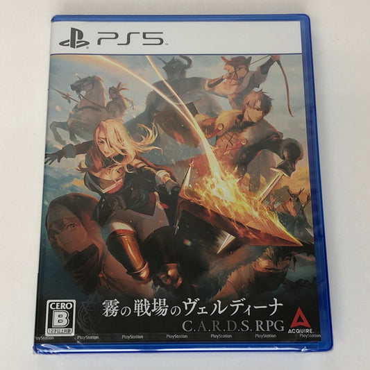 【未使用品】 Playstation5 PS5 霧の戦場のヴェルディーナ C.A.R.D.S. RPG 026-241018-SU-72-tomh 万代Net店