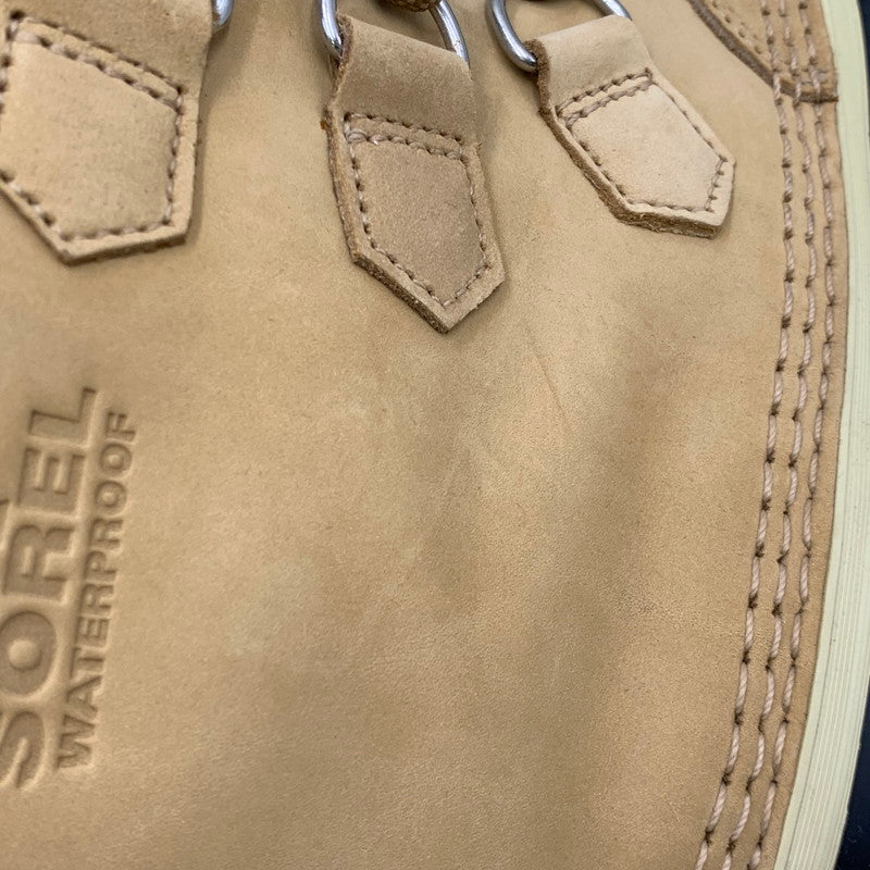 【中古品】【レディース】 SOREL ソレル NL1005-280 CARIBOU WATER PROOF カリブー ウォータープルーフ ブーツ シューズ 靴 167-260612-ya-14-izu サイズ：24.5cm カラー：ベージュ 万代Net店