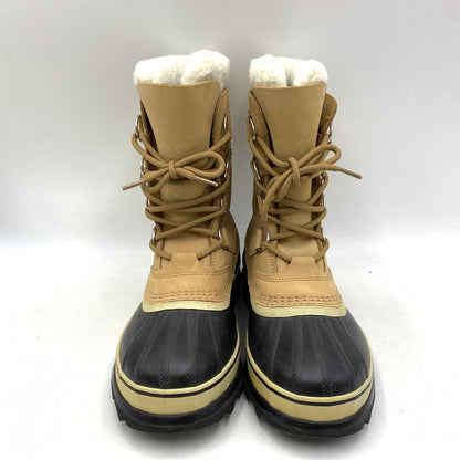 【中古品】【レディース】 SOREL ソレル NL1005-280 CARIBOU WATER PROOF カリブー ウォータープルーフ ブーツ シューズ 靴 167-260612-ya-14-izu サイズ：24.5cm カラー：ベージュ 万代Net店