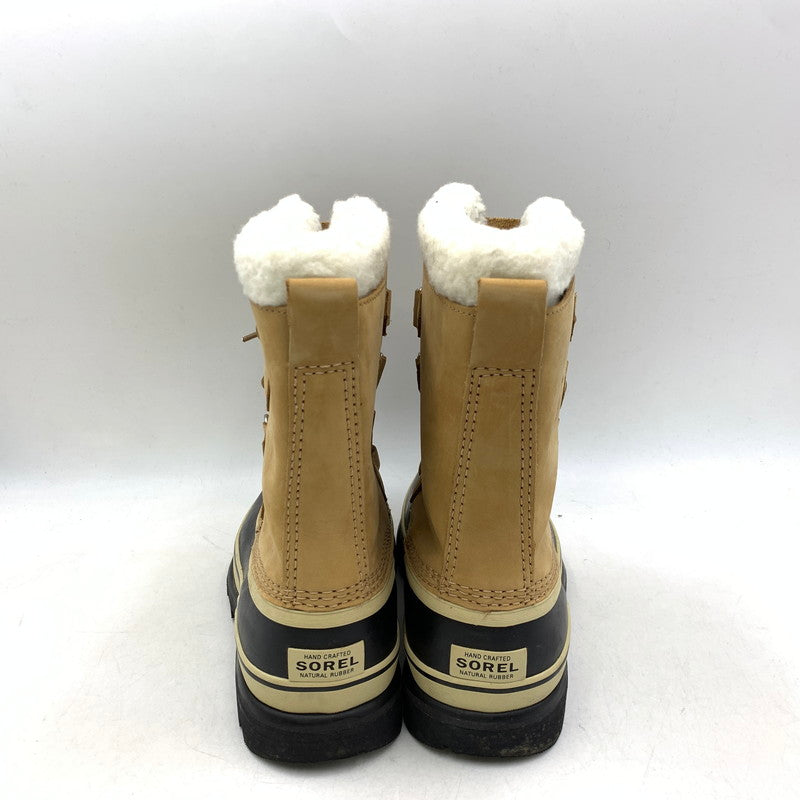【中古品】【レディース】 SOREL ソレル NL1005-280 CARIBOU WATER PROOF カリブー ウォータープルーフ ブーツ シューズ 靴 167-260612-ya-14-izu サイズ：24.5cm カラー：ベージュ 万代Net店