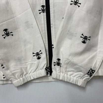 【中古品】【メンズ】 BOUNTY HUNTER バウンティーハンター SKULL ZIP HOODIE スカル ジップ フーディー トップス 長袖 142-260615-cs-03-izu サイズ：XL カラー：ホワイト 万代Net店