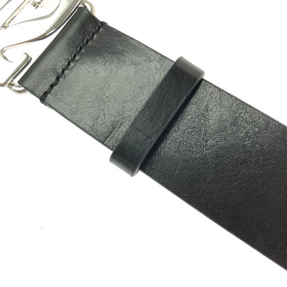 【中古品】【メンズ】 DSQUARED2 ディースクエアード DSQ2 PLAQUE プラーク レザーベルト ベルト 205-260717-rt-23-tagh カラー：ブラック 万代Net店