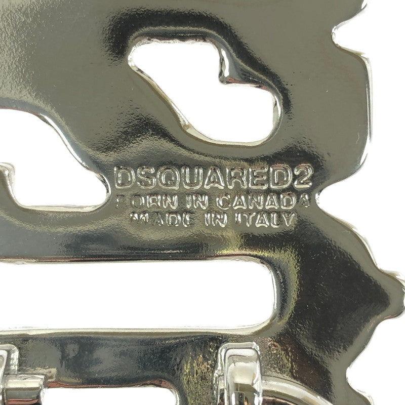 【中古品】【メンズ】 DSQUARED2 ディースクエアード DSQ2 PLAQUE プラーク レザーベルト ベルト 205-260717-rt-23-tagh カラー：ブラック 万代Net店